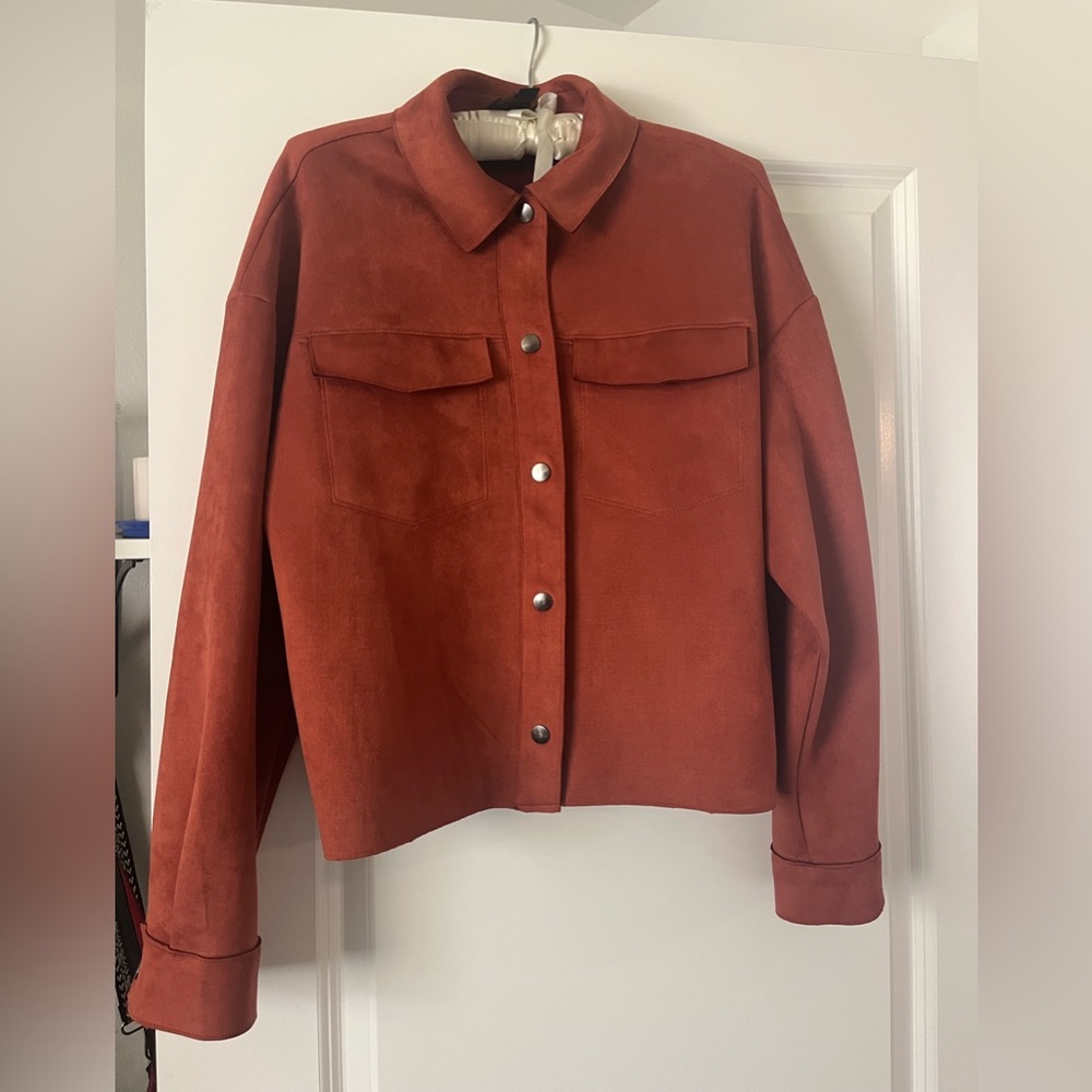 Rust Suede Women's Jacket